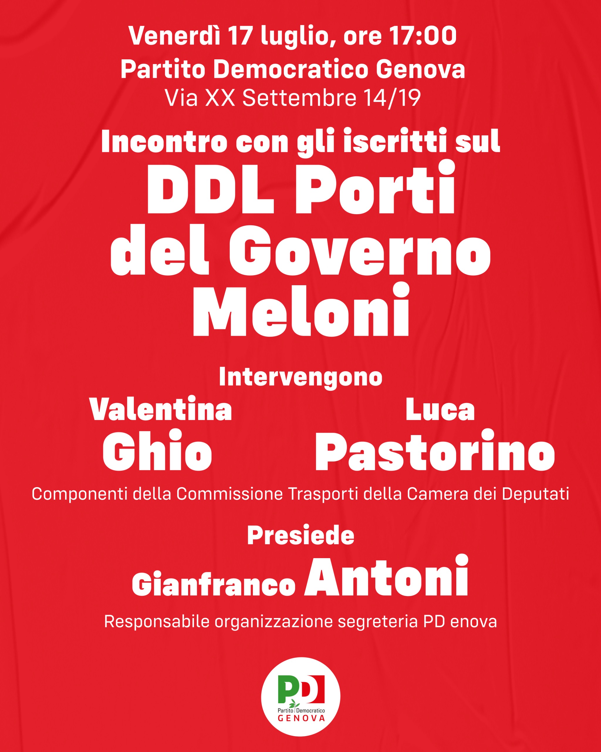 DDL Porti del Governo Meloni